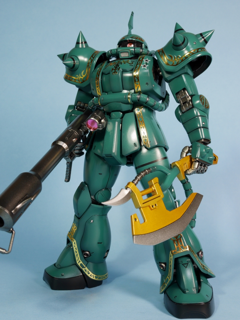 HG 1/144 MS-06F ドズル・ザビ専用 ザクⅡ 改修塗装済完成品 機動戦士 